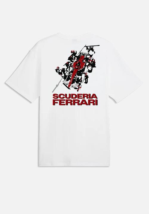 PUMA - Ferrari Car Graphic Tee 2 - White