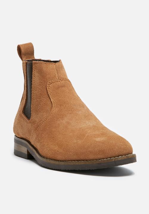 basicthread - Cameron suede chelsea boot