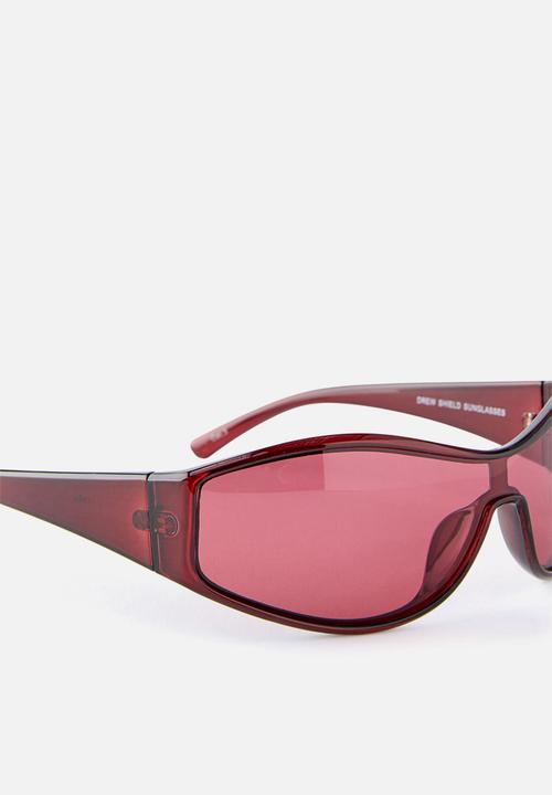 Rubi - Drew Shield Sunglasses -Sour Cherry