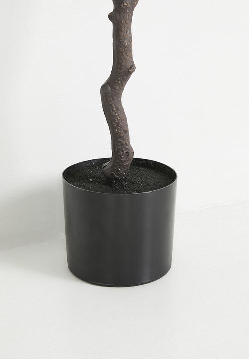 H&S - Potted artificial olive tree - Green