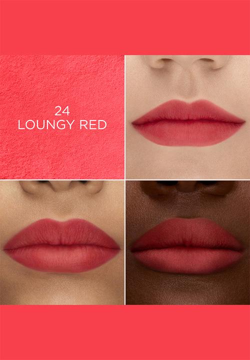 Lancôme - Lip Idôle CuddleBlur™ Velvet Matte Lip Cream - 24 - Loungy Red