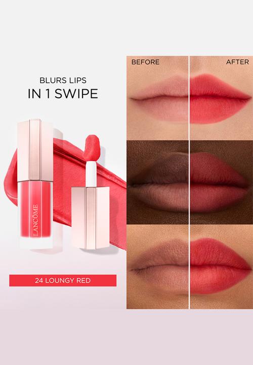 Lancôme - Lip Idôle CuddleBlur™ Velvet Matte Lip Cream - 24 - Loungy Red
