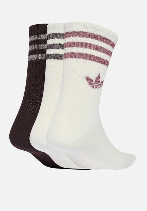 adidas Originals - 3-Stripe GL CS 3-Pack - off white/Aurora Coffee
