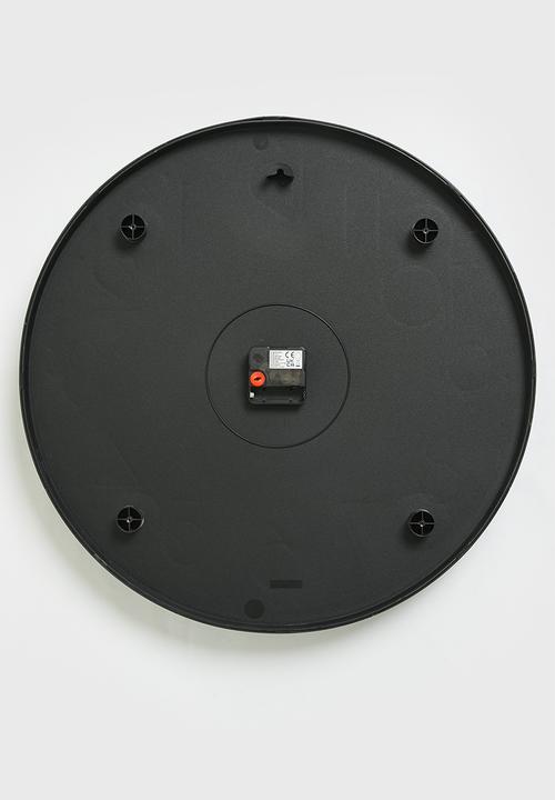H&S - Wale wall clock - Black & White 