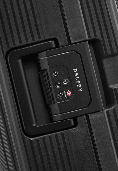 Delsey - DELSEY VAUBAN 55CM CABIN TROLLEY CASE - BLACK