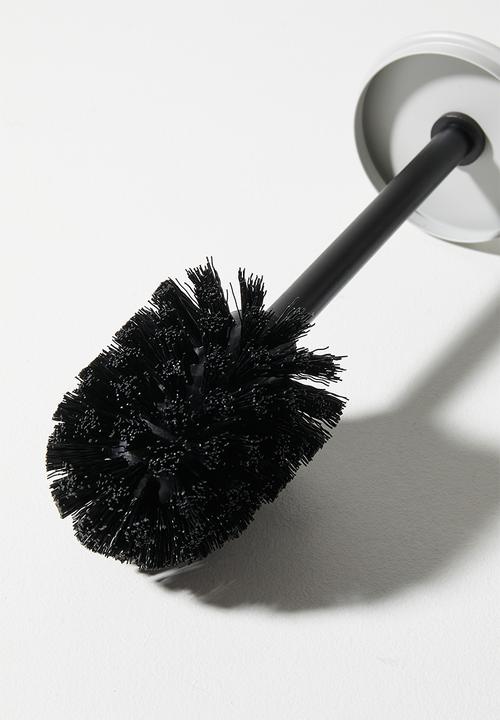 Bathroom Solutions - Toilet Brush in Holder - Grey