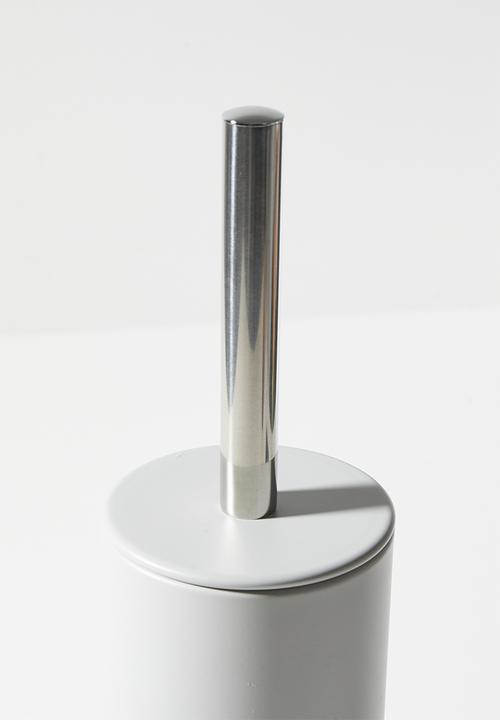 Bathroom Solutions - Toilet Brush in Holder - Grey