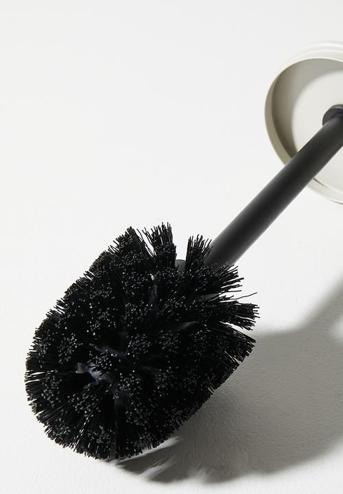 Bathroom Solutions - Toilet Brush in Holder - Stone