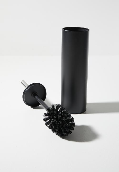 Bathroom Solutions - Toilet Brush in Holder - Black