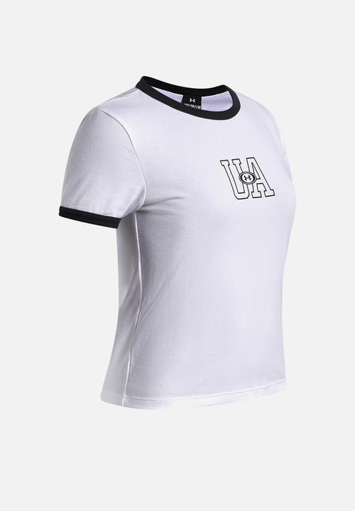 Under Armour - G ringer tee-white