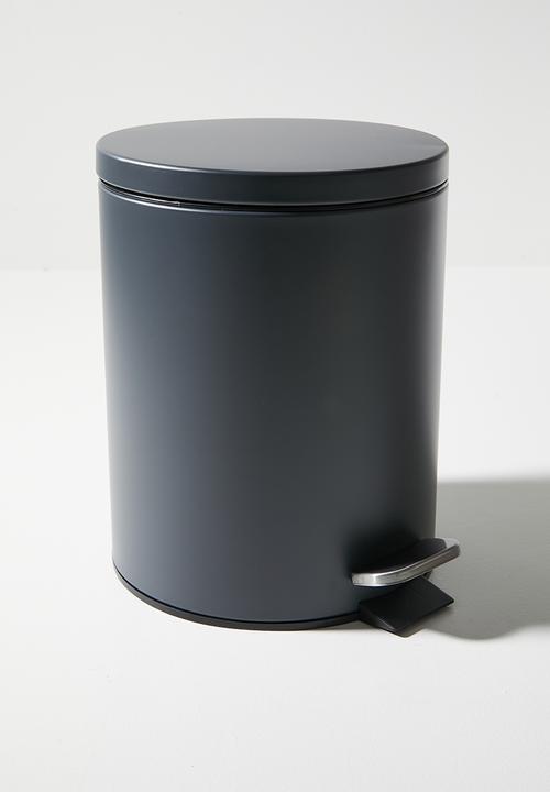 H&S - 3L Pedal Bin Black Matt