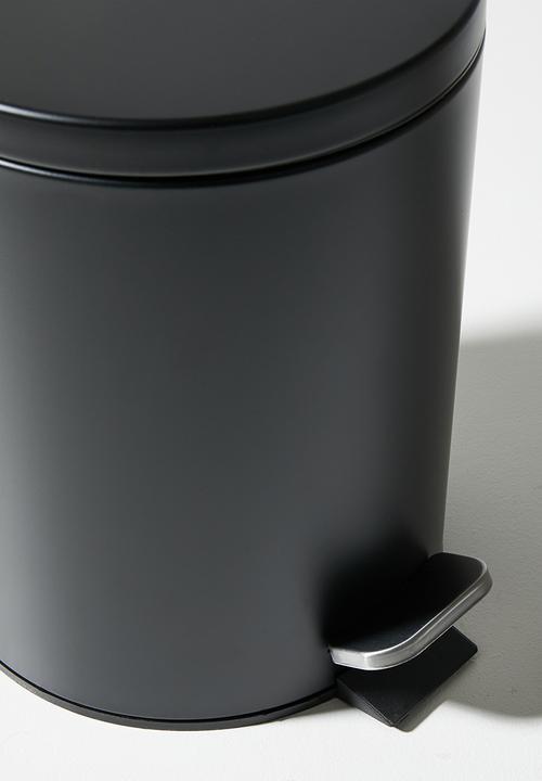 H&S - 3L Pedal Bin Black