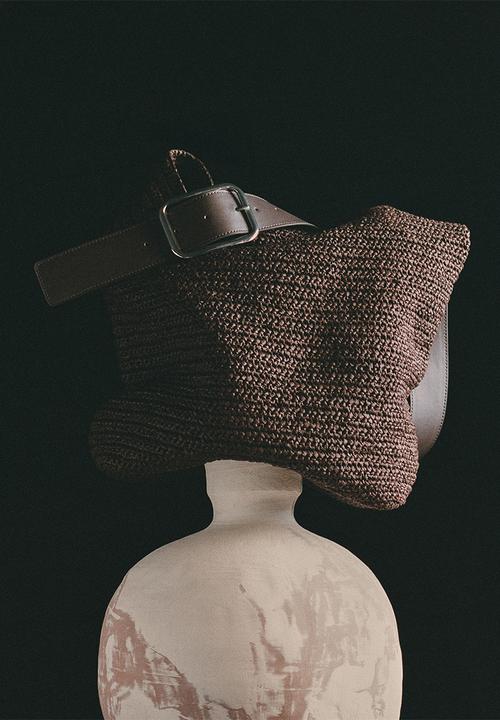 MANGO - Phiphi Sack Bag - Dark Brown
