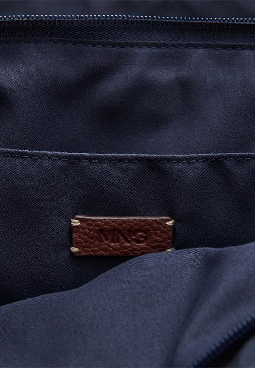 MANGO - Sand Tote Bag - Navy