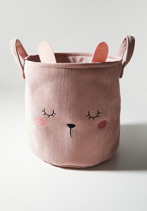 H&S - Cat storage basket set of 2 - Pink