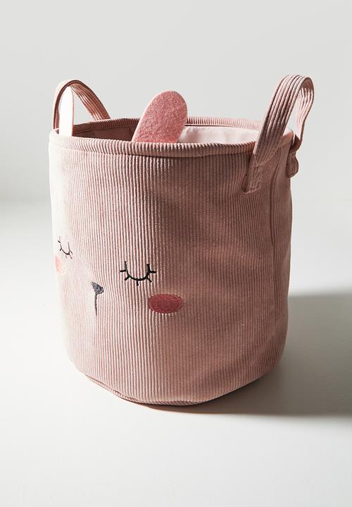 H&S - Cat storage basket set of 2 - Pink
