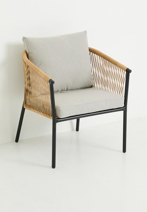 H&S - Outdoor Fernwood Garden Set of 4 - Black