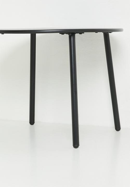 H&S - Outdoor Fernwood Garden Set of 4 - Black