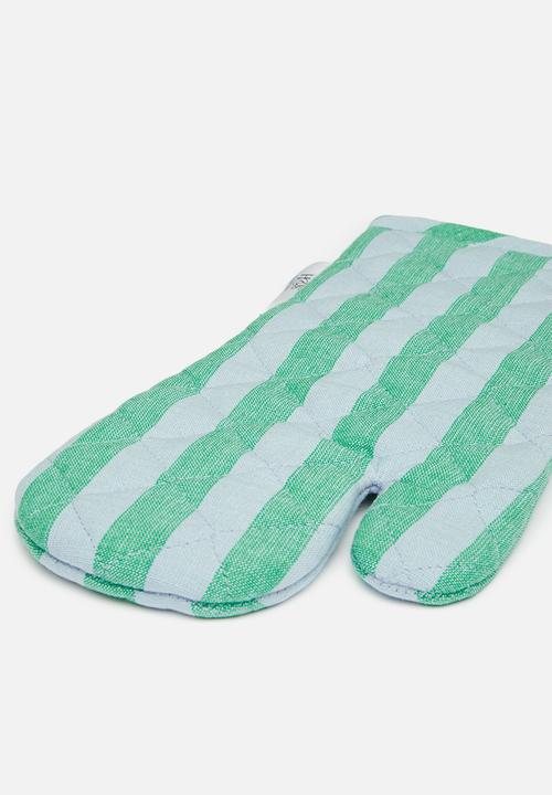 Excellent Houseware - Spring oven glove - Blue