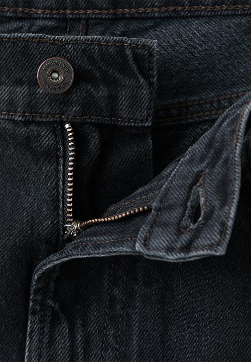 MANGO - Lori tapered fit jeans - Open Grey