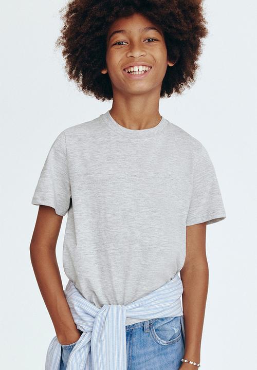 H&M - 3-Pack T-shirts - khaki green/white