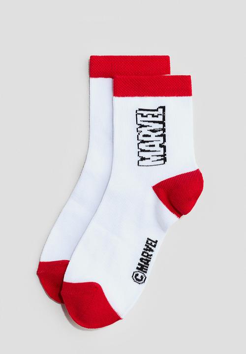 H&M - 7-Pack socks - cream/marvel comics