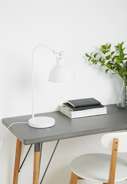 Sixth Floor - Lauren desk lamp - white