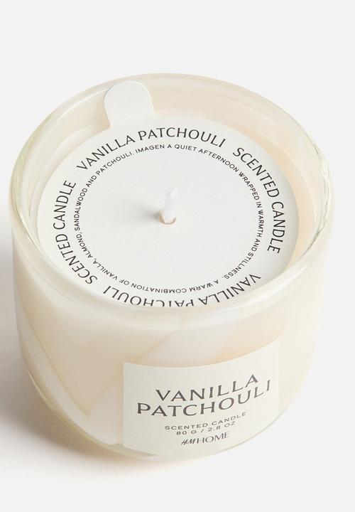 H&M - Scented candle in glass holder - vanilla patchouli