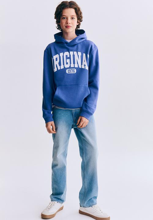 H&M - Hoodie - blue/original