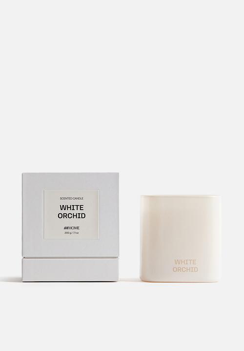 H&M - Scented candle in glass holder - white orchid