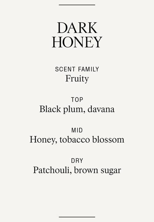 H&M - Scented candle in glass holder - dark honey