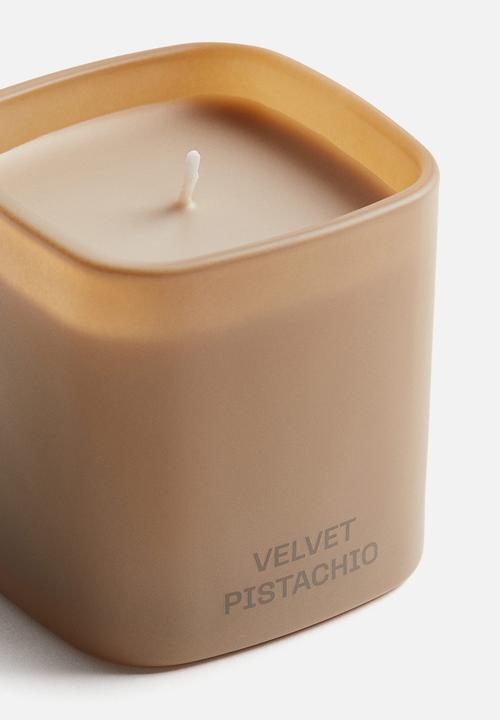 H&M - Scented candle in glass holder - velvet pistachio