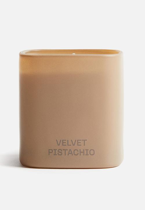 H&M - Scented candle in glass holder - velvet pistachio