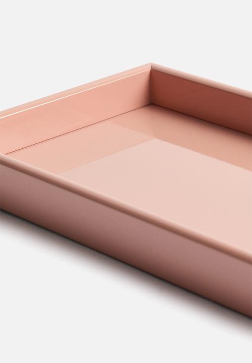 H&M - Rectangular tray - pink