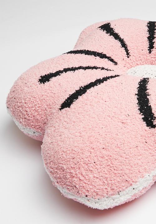 Pop Candy - Flower-shaped plush cushion - pink