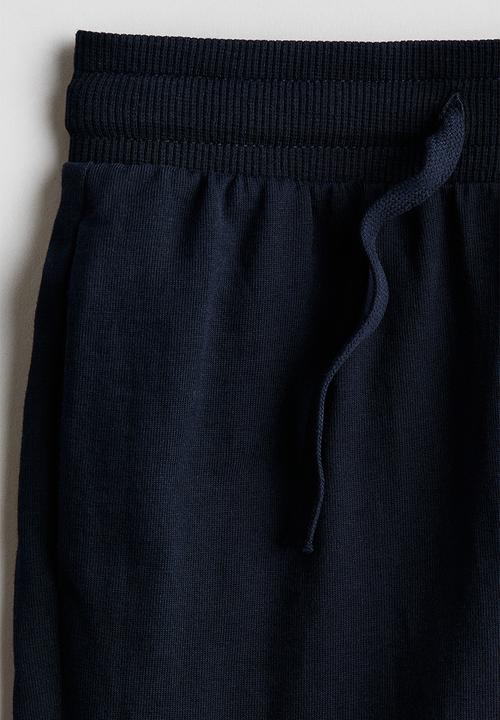 H&M - Jersey joggers - navy blue