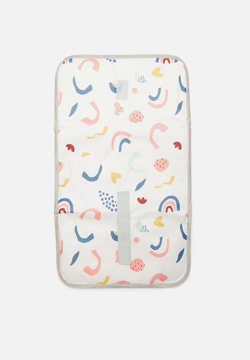 Pop Candy - Foldable diaper changing mat - light pink/multi