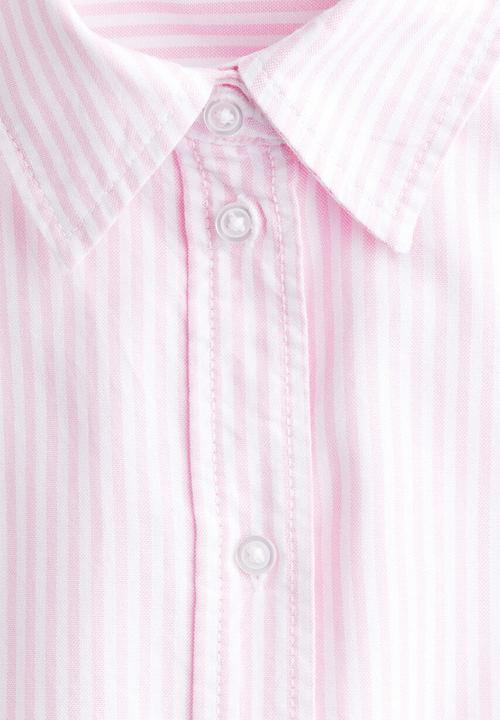 H&M - Oxford shirt - light pink/striped