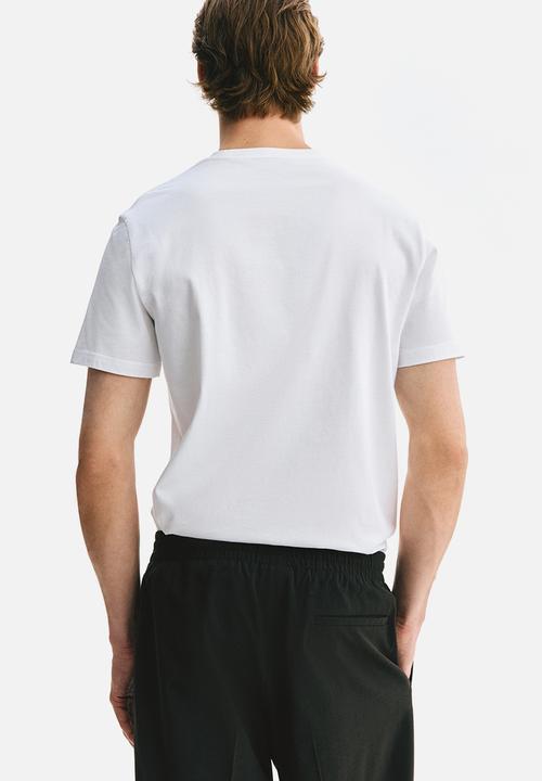 H&M - Slim fit pima cotton t-shirt - white