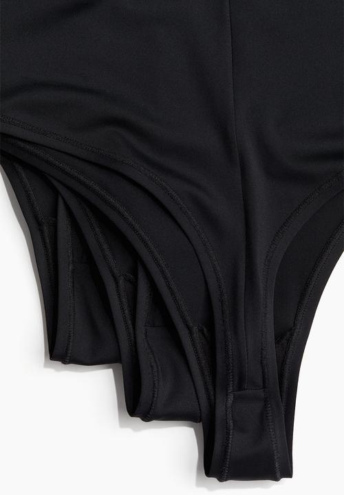 H&M - 3-Pack microfibre brazilian briefs - black