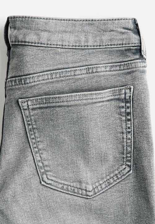 H&M - Flared low jeans - washed grey