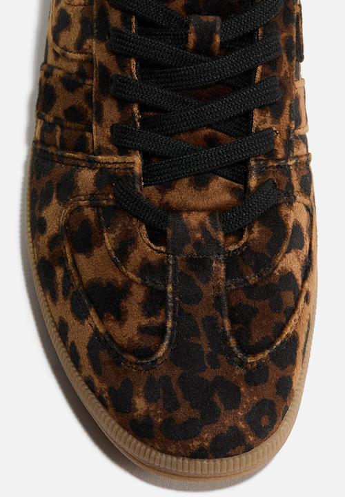 H&M - Trainers - brown/leopard print