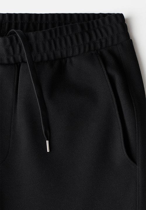 H&M - Regular fit joggers - black