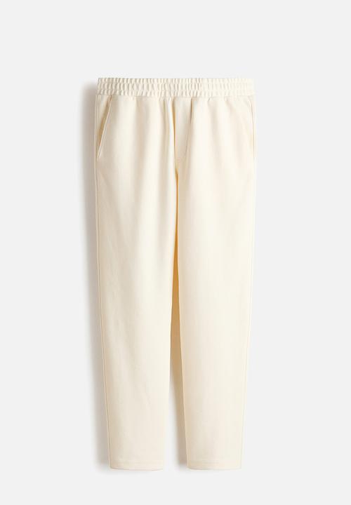 H&M - Regular fit joggers - cream