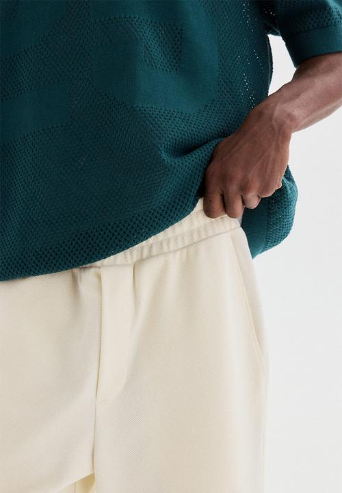 H&M - Regular fit joggers - cream
