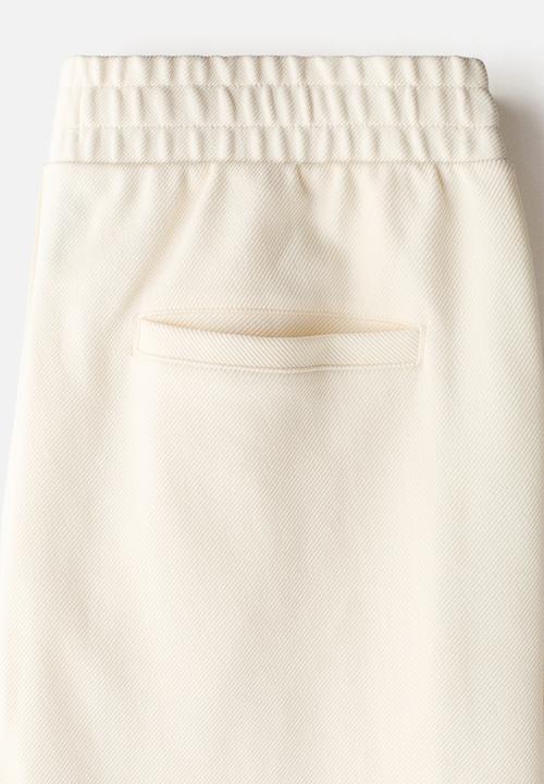 H&M - Regular fit joggers - cream