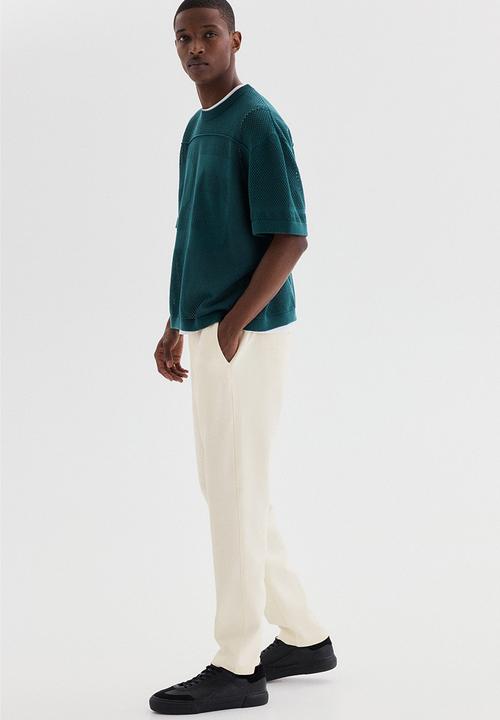 H&M - Regular fit joggers - cream