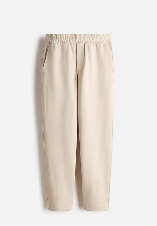H&M - Regular fit joggers - light beige