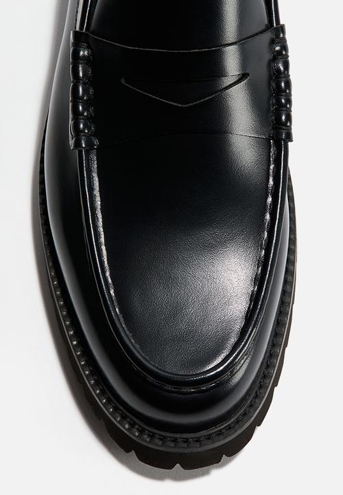H&M - Penny loafers - black