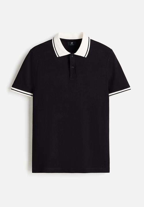H&M - Polo shirt - black